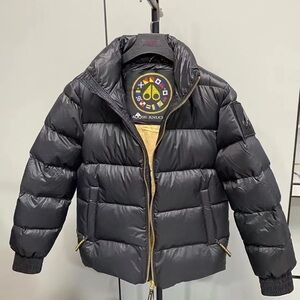 Moose Knuckles Charcoal Quilted Jacket